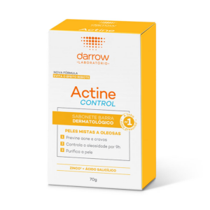 SABONETE BARRA ACTINE CONTROL DERMATOLOGICO DARROW 70G