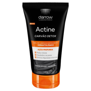 GEL DE LIMPEZA ACTINE CARVAO DETOX ESFOLIANTE DARROW 100G