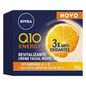 CREME FACIAL ANTISSINAIS NOITE Q10 ENERGY NIVEA 50G