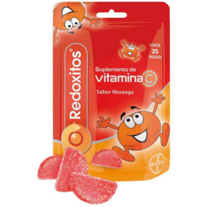 REDOXON KIDS MORANGO COM 25 GOMAS