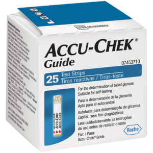 ACCU-CHEK GUIDE C/25 TIRAS