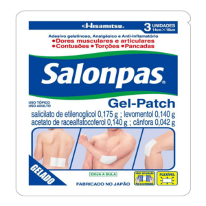 SALONPAS PATCH GEL 1 ENVELOPE 3 UNIDADES