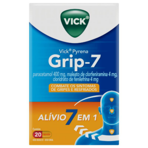 VICK PYRENA GRIP-7 C/20 CAPSULAS