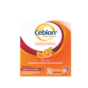 CEBION TRIPLA AÇAO SABOR LARANJA 1G C/30 COMPRIMIDOS EFERVESCENTES