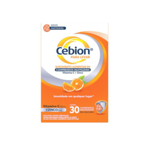 CEBION SABOR LARANJA C/30 COMPRIMIDOS MASTIGAVEIS