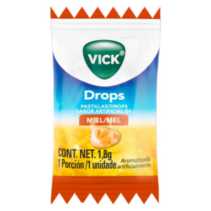 PASTILHA MEL VICK DROPS ENVELOPE 36G 20 UNIDADES