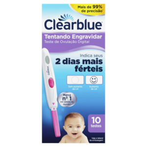 TESTE CLEARBLUE OVULACAO DIGITAL C/10