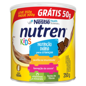 PO PARA PREPARO DE BEBIDA CHOCOLATE NUTREN KIDS LATA LEVE 350G PAGUE 300G