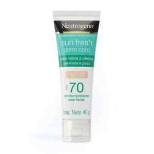 PROTETOR SOLAR NEUTROGENA SUN FRESH FACIAL PELE CLARA FPS70 40G