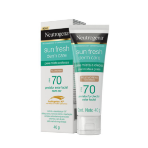 PROTETOR SOLAR NEUTROGENA SUN FRESH FACIAL PELE MORENA FPS70 40G