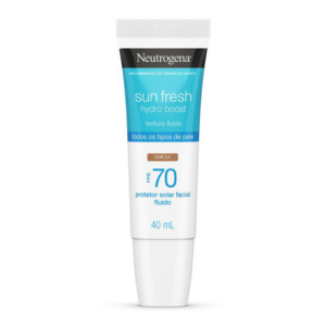 PROTETOR SOLAR NEUTROGENA SUN FRESH FACIAL HYDRO BOOST COR 3.0 FPS70 40ML