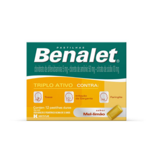BENALET MEL LIMAO C/12 PASTILHAS