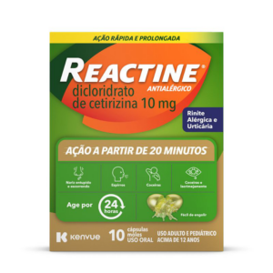 REACTINE 10MG C/10 CAPSULAS MOLES