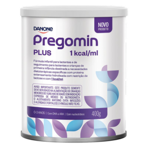 FORMULA INFANTIL PARA LACTENTES COM DHA, ARA E NUCLEOTIDEOS 1KCAL/ML PREGOMIN PLUS LATA 400G