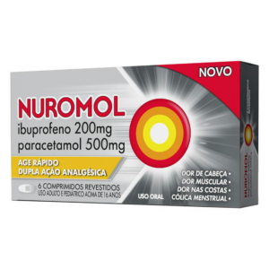 NUROMOL 200+500MG C/6 COMPRIMIDOS REV