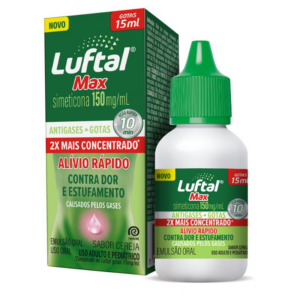 Luftal Max 150mg/ml Cereja Caixa 15ml Emulsão Gotas
