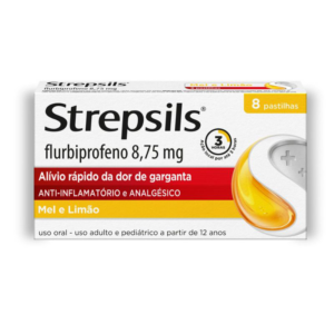 STREPSILS MEL E LIMAO C/8 PASTILHAS