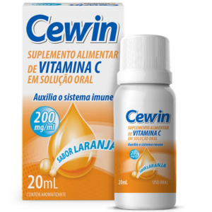 SUPLEMENTO ALIMENTAR TARGIFOR CEWIN VITAMINA C GOTAS INFANTIL SABOR LARANJA COM 20ML