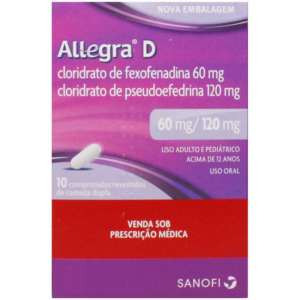 ALLEGRA D C/10 COMPRIMIDOS