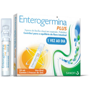 ENTEROGERMINA PLUS 5ML C/5 FRASCOS