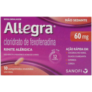 ALLEGRA 60MG C/10 COMPRIMIDOS