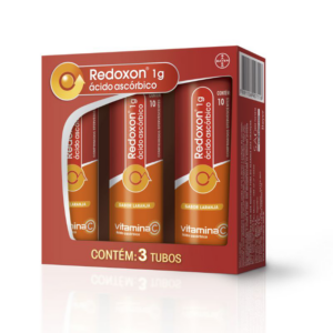 REDOXON 1G LARANJA ACIDO ASCORBICO C/3 TUBOS