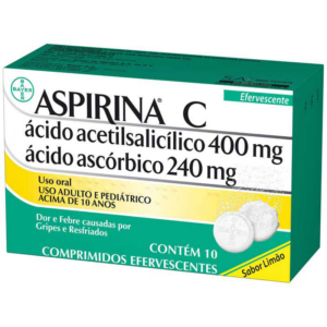 ASPIRINA C 400MG C/10 COMPRIMIDOS EFERVESCENTES
