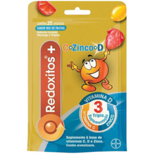REDOXON KIDS C+D+ZINC COM 25 GOMAS