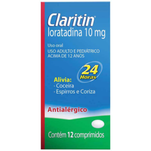CLARITIN 10MG C/12 COMPRIMIDOS