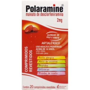 POLARAMINE 2MG C/20 COMPRIMIDOS