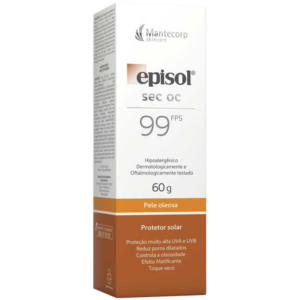 EPISOL PROTETOR SOLAR FACIAL SEC OC FPS99 60G