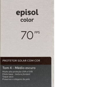 EPISOL PROTETOR SOLAR COR 4 MEDI0 ESCURO FPS70 40ML