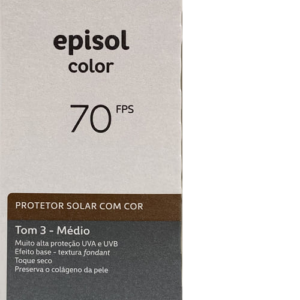 EPISOL PROTETOR SOLAR COR 3 MEDIO FPS70 40ML