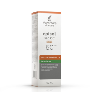 EPISOL PROTETOR SOLAR SEC OC FPS60 COR CLARA 60ML