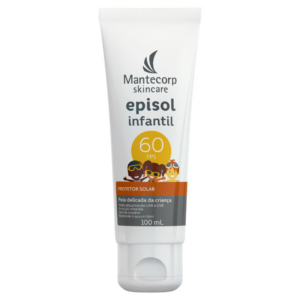 PROTETOR SOLAR INFANTIL FPS 60 MANTECORP SKINCARE EPISOL BISNAGA 100ML