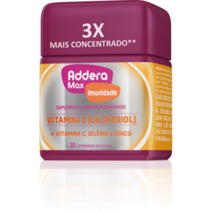 SUPLEMENTO ADDERA MAX IMUNIDADE FRASCO 30 COMPRIMIDOS REVESTIDOS