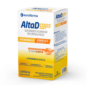 VITAMINA D 2.000UI ALTAD CAPS C/30 CAPSULAS