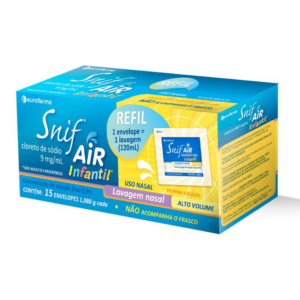 SNIF AIR INFANTIL 1,08 G SOLUÇÃO NASAL  15ENV