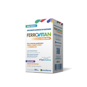 FERROVITAN COM COLINA SOLUCAO 60ML NOVA FORMULA
