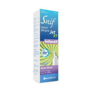 SNIF JET INFANTIL 0,9% SOLUÇÃO NASAL 100ML
