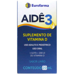 AIDE 3 SUPLEMENTO VITAMINA D SOLUCAO ORAL 20ML