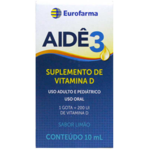 AIDE 3 SUPLEMENTO VITAMINA D SOLUCAO ORAL 10ML