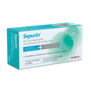 SEPURIN 120/20MG C/20 DRAGEAS