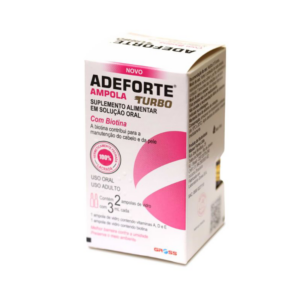 ADEFORTE TURBO AMPOLA C/1 AMPOLA COM BIOTINA 3ML