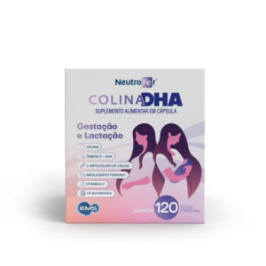 NEUTROFER COLINA DHA GESTACAO E LACTACAO 120 CAPSULAS