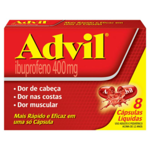 ADVIL 400MG 8 CAPSULAS