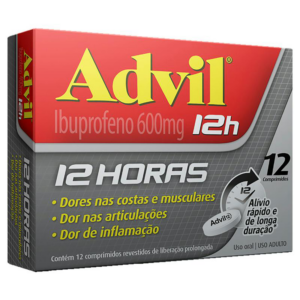 ADVIL 12H 600MG 12 COMPRIMIDOS