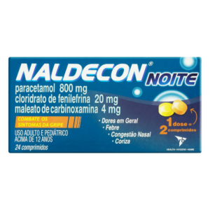 NALDECON NOITE C/24 COMPRIMIDOS