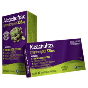 ALCACHOFRAX 335MG FITOTERAPICO CAIXA 30 COMPRIMIDOS REVESTIDOS