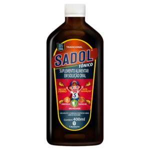 TONICO TRADICIONAL ZERO ACUCAR SADOL  SOLUCAO ORAL 400ML